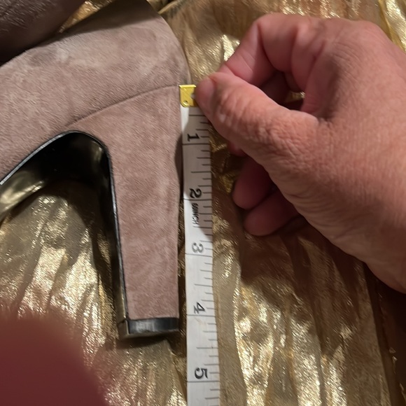 Grey suede, red croc leather size 10 - Picture 11 of 12